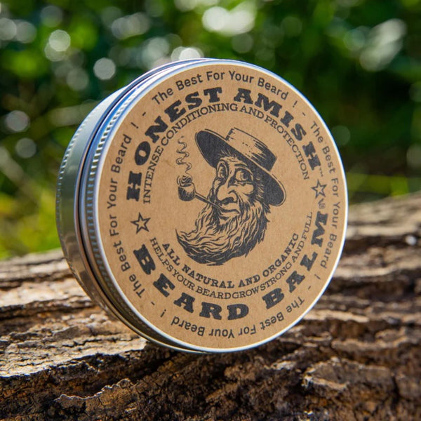 Honest Amish All Natural & Organic Beard Balm, 2 Oz