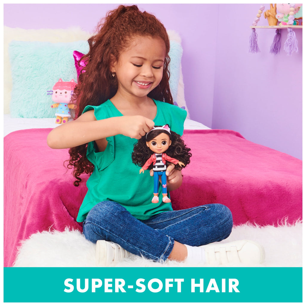 Gabby’s Dollhouse 8-inch Gabby Girl Doll, for Children Ages 3 and up