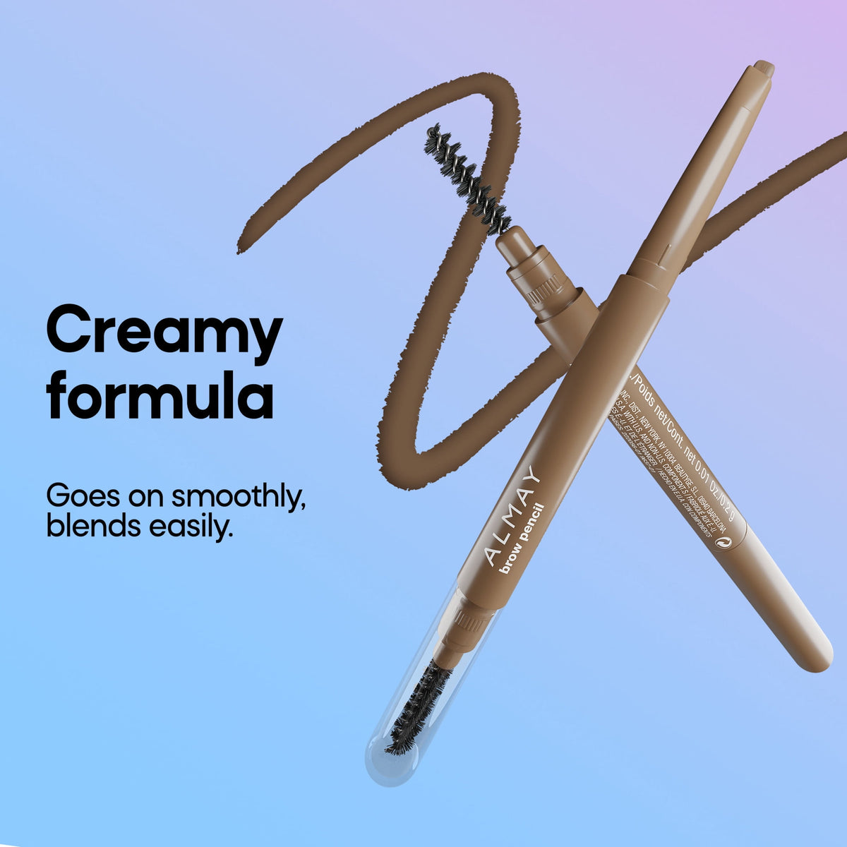 Almay Brow Pencil, Eyebrow Makeup, Hypoallergenic, 801 Dark Blonde