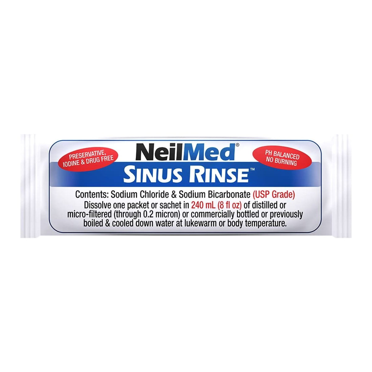 Neilmed Sinus Rinse Kit - All Natural Soothing Nasal Rinse - 1 Kit, 50 Packets