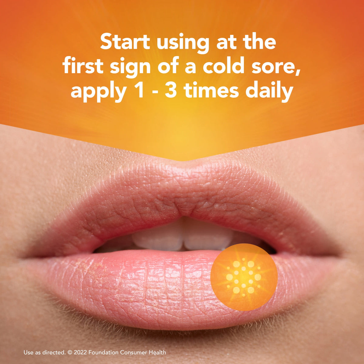 Campho Phenique Cold Sore and Fever Blister Treatment for Lips, Maximum Strength, 0.23 Oz.