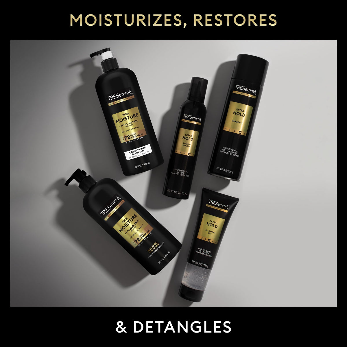 TRESemmé Hydrating Conditioner With Up To 72H Hydration For Dry Hair, Rich Moisture Formulated With Pro Style Technology™ ,28 Fl oz