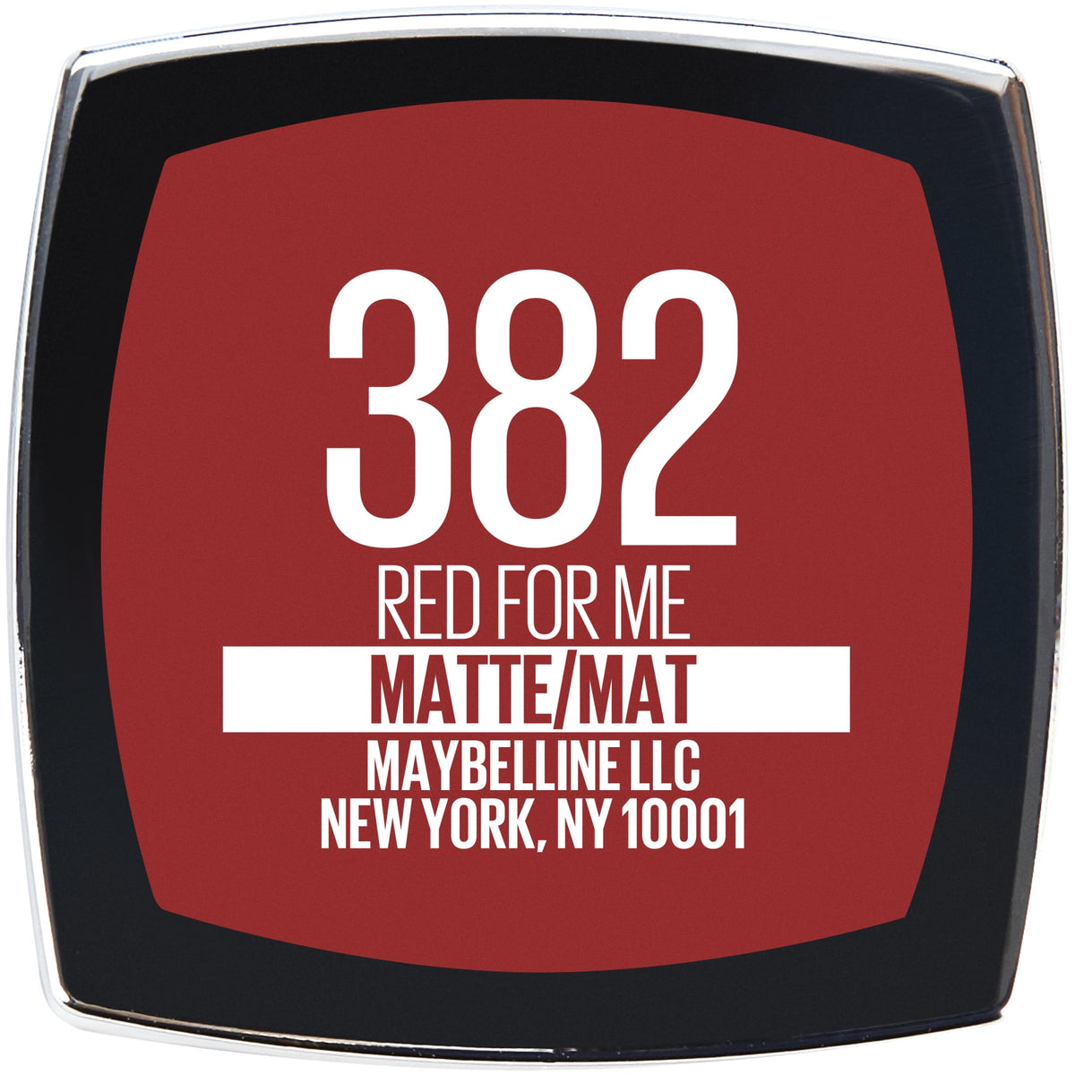 Maybelline Color Sensational Made For All Lipstick, Red For Me, Matte Red Lipstick, 0.15 oz.