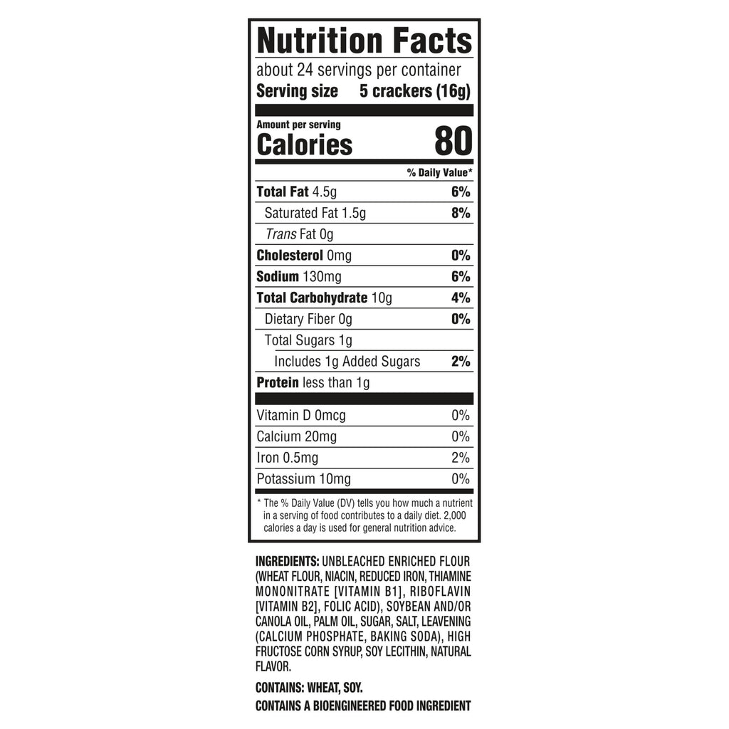 RITZ Original Crackers, Snacks for Kids and Adults, Lunch Snacks, 13.7 oz
