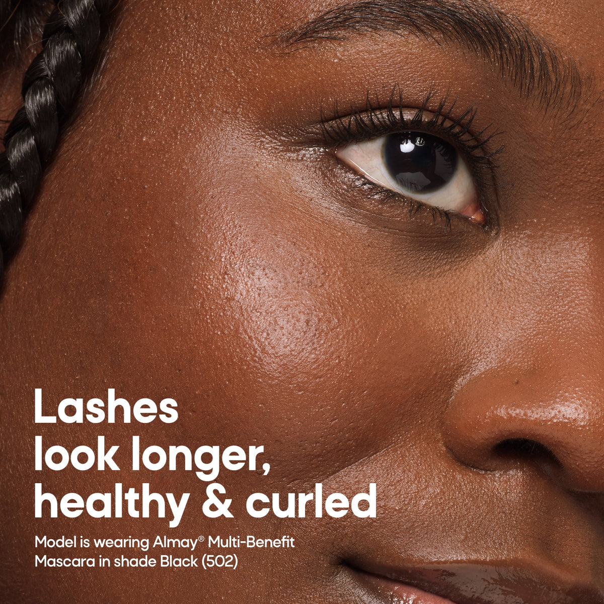 Almay Multi-Benefit Mascara, Volumizing + Lengthening, Hypoallergenic, 503 Black/Brown