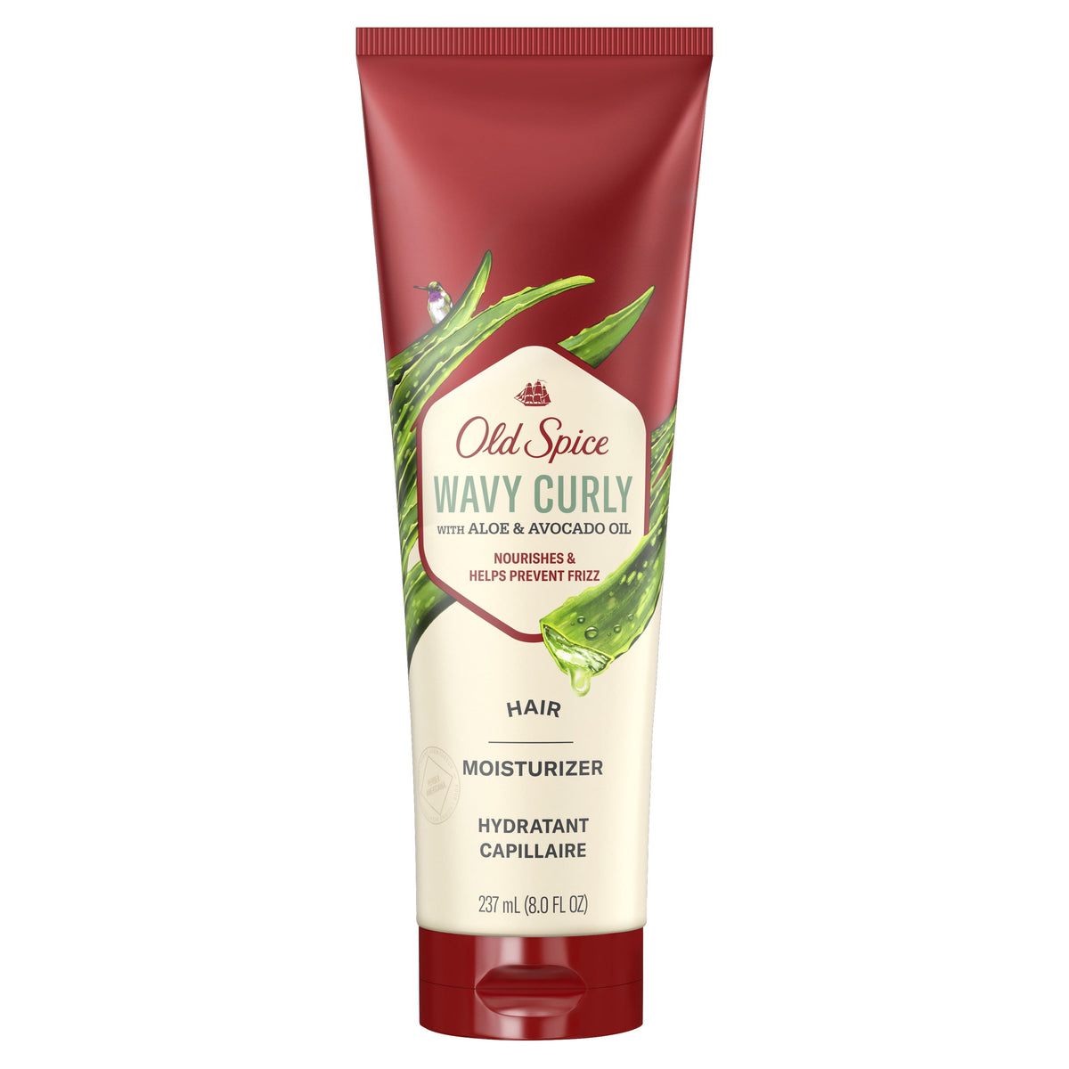 Old Spice Wavy Curly Men Conditioner with Aloe & Avocado Oil, 8 fl oz