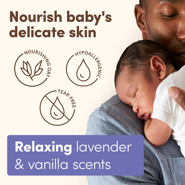 Aveeno Baby Calming Comfort Bath Body Wash, Lavender & Vanilla, 8 fl oz