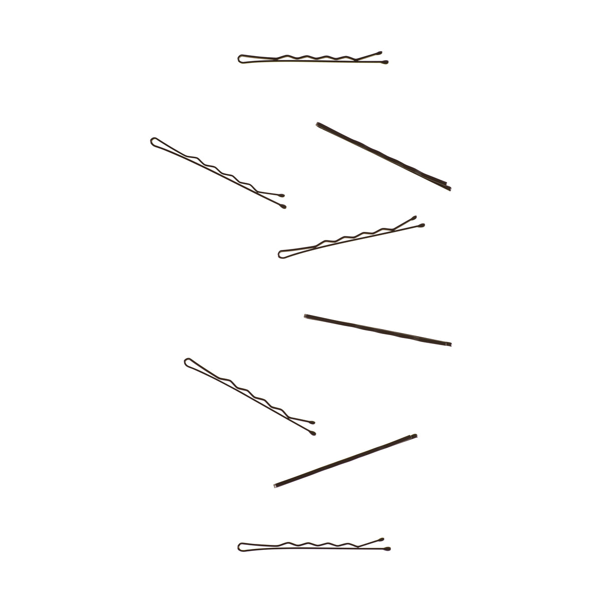 Goody Bobby Pins, Slide Proof Grip, Secure Hold Hair Pins, for All Ages, Black, 90 Ct
