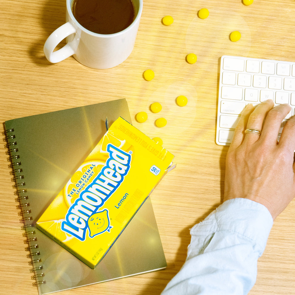 Lemonhead Hard Lemon Candy, Theater Box, 5 oz