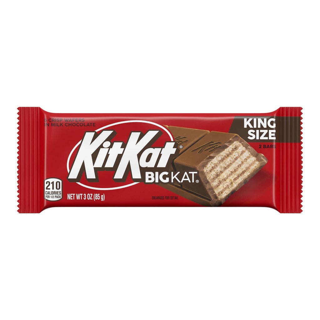 Kit Kat Big Kat Milk Chocolate Wafer King Size Candy, Bar 3 oz