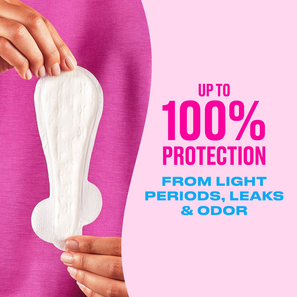 Carefree Panty Liners for Women, Thong Liners, Unwrapped, Unscented (49 Count)