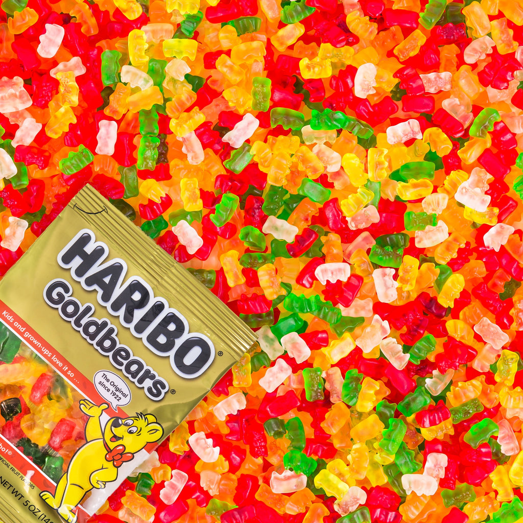HARIBO Goldbears Gummy Bears Original Assorted Fruit Flavor Candy Gummies, 4 oz Bag