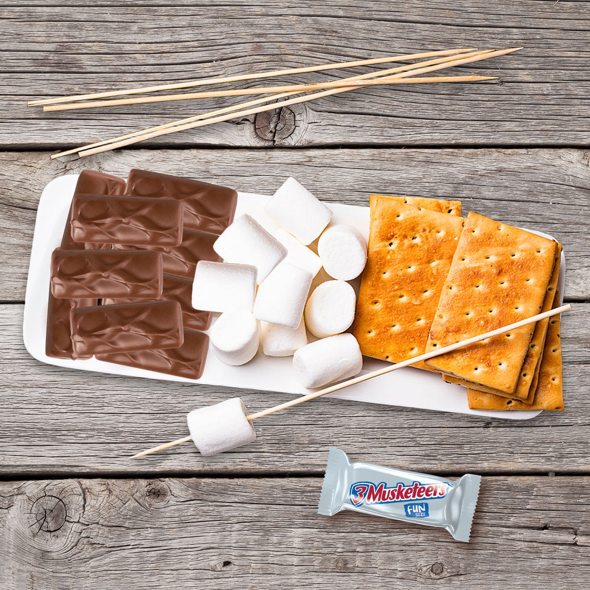 3 Musketeers Fun Size Chocolate Candy Bars - 10.48 oz Bag