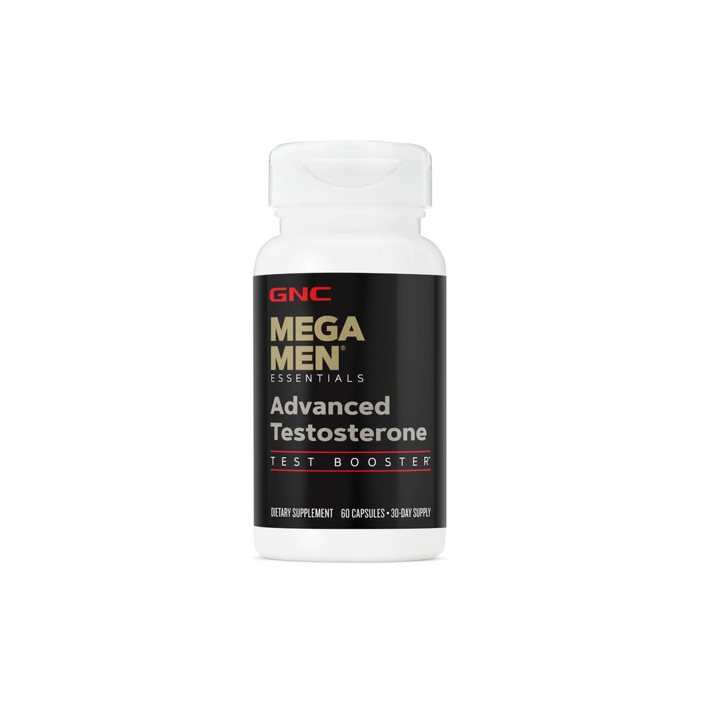 GNC Men's Advanced Testosterone Caplets, Science Backed Formula,  60 Count, 30 Servings