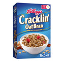 Kellogg's Cracklin' Oat Bran Original Breakfast Cereal, Fiber Cereal, 16.5 oz