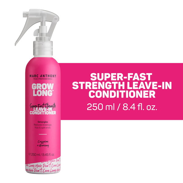 Marc Anthony GROW LONG Super Fast Strength Leave-in Conditioner with Ginseng, 8.4 fl oz