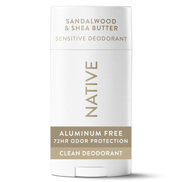 Native Sensitive Deodorant For Men, Aluminum Free, Sandalwood & Shea Butter, 2.65 oz