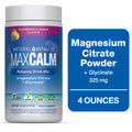 Natural Vitality Calm Magnesium Powder for Stress Relief, Raspberry Lemon, 4 oz
