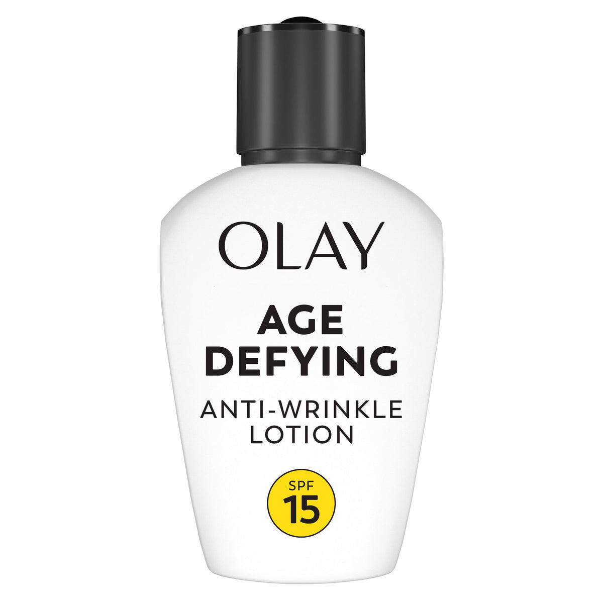 Olay Age Defying Anti-Wrinkle Day Face Lotion, Anti-Aging Moisturizer with Sunscreen SPF 15, 3.4 fl oz