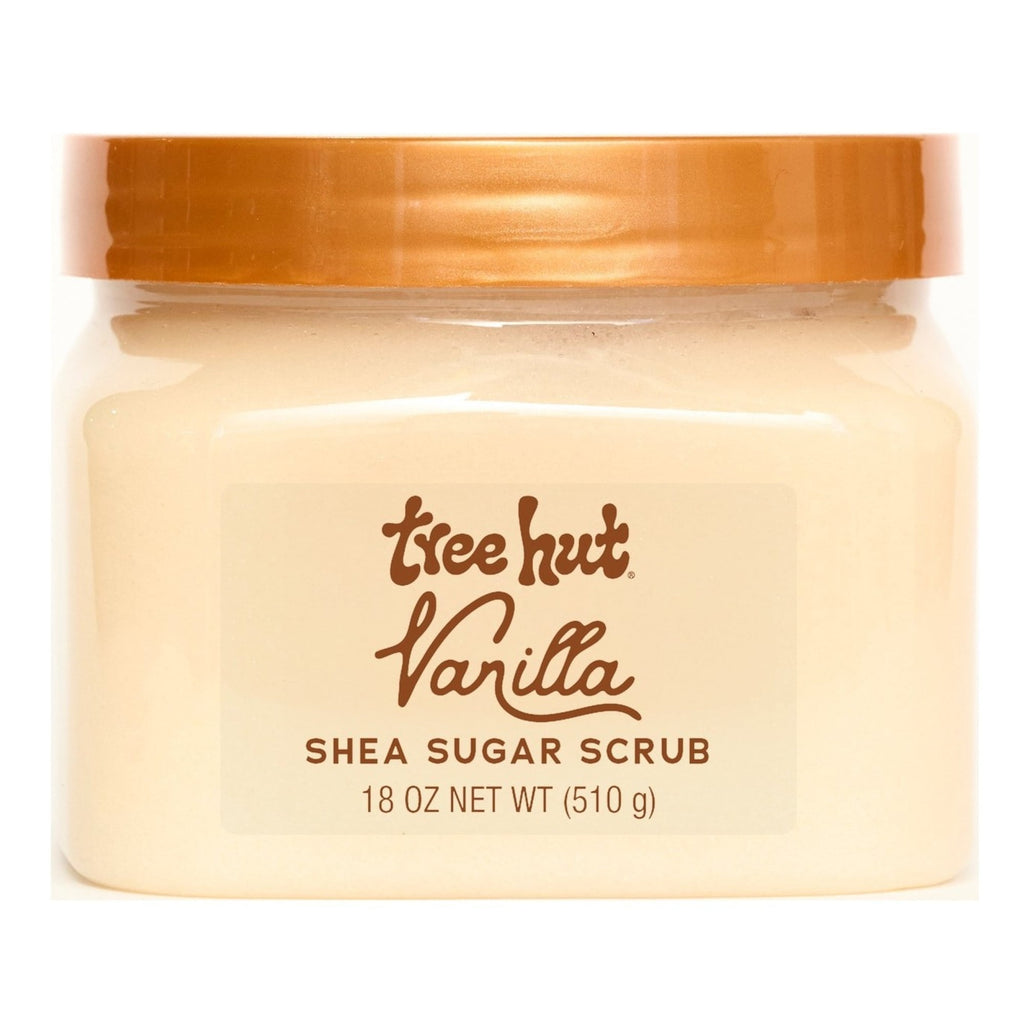Tree Hut Vanilla Shea Butter Sugar Body Scrub, 18 oz