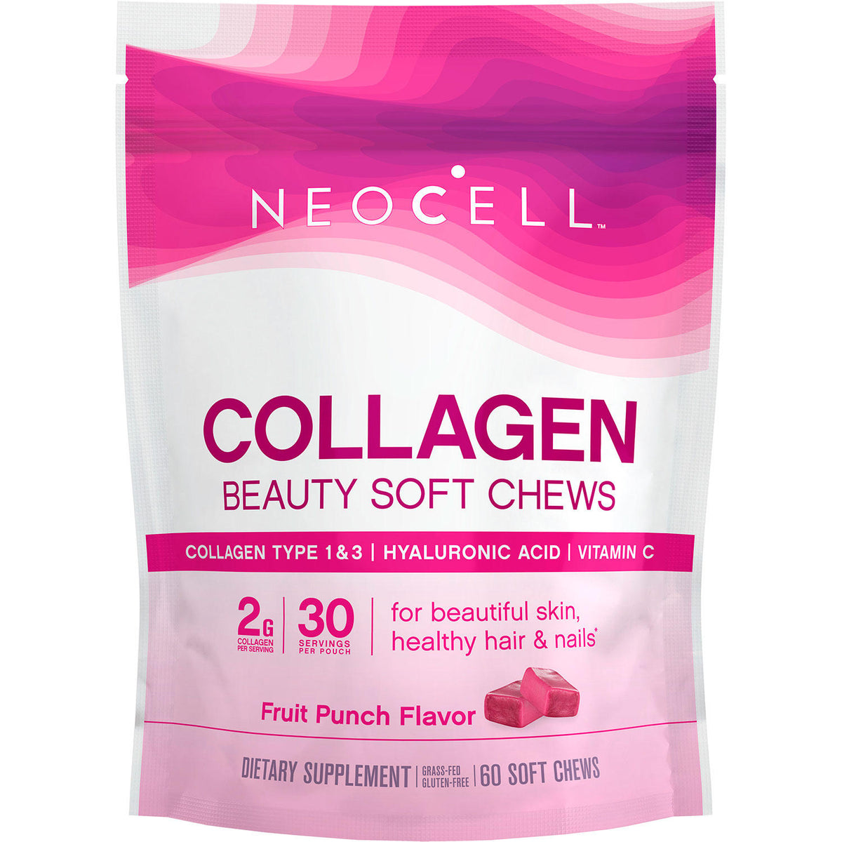Neocell Collagen Beauty Soft Chews, Fruit Punch, 1 ea