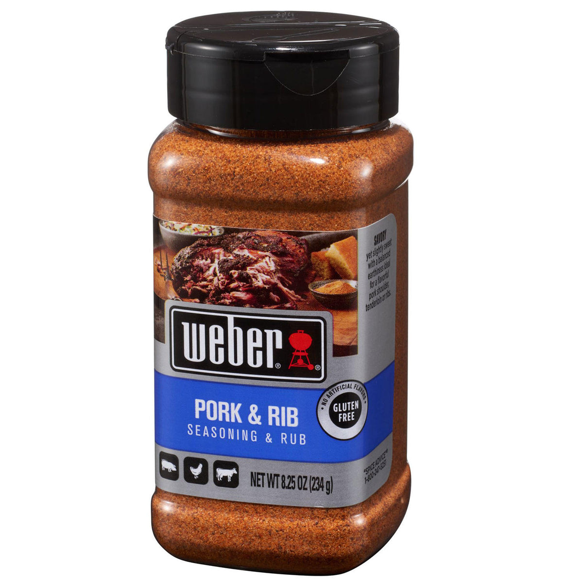 Weber Pork and Rib Seasoning Rub, 8.25 oz