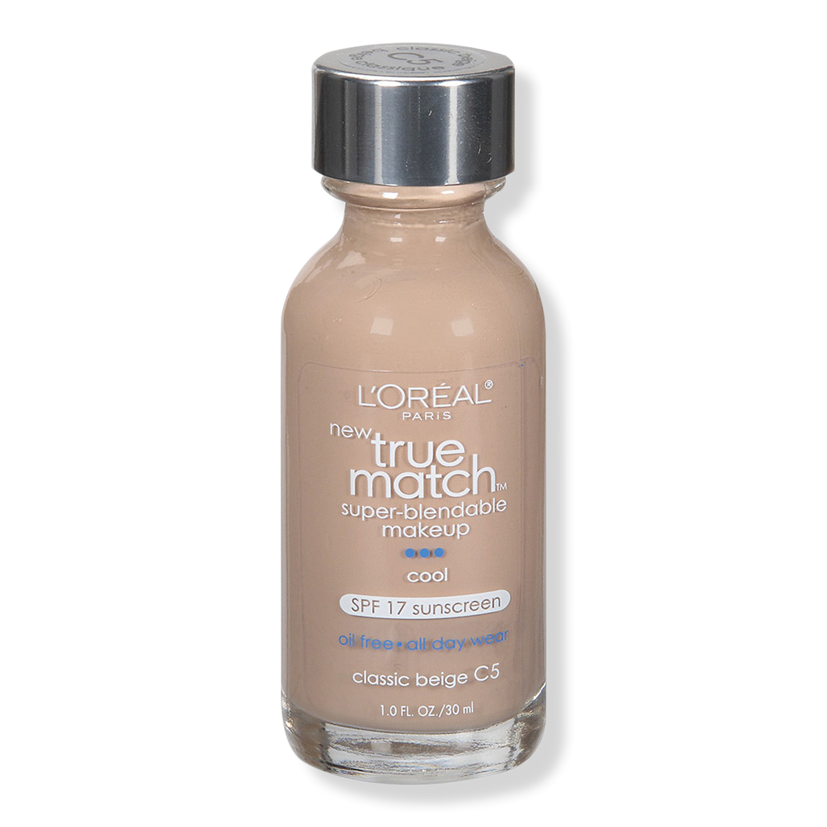 L'Oréal True Match Super-Blendable Foundation Makeup, C5 Classic Beige, 1 oz