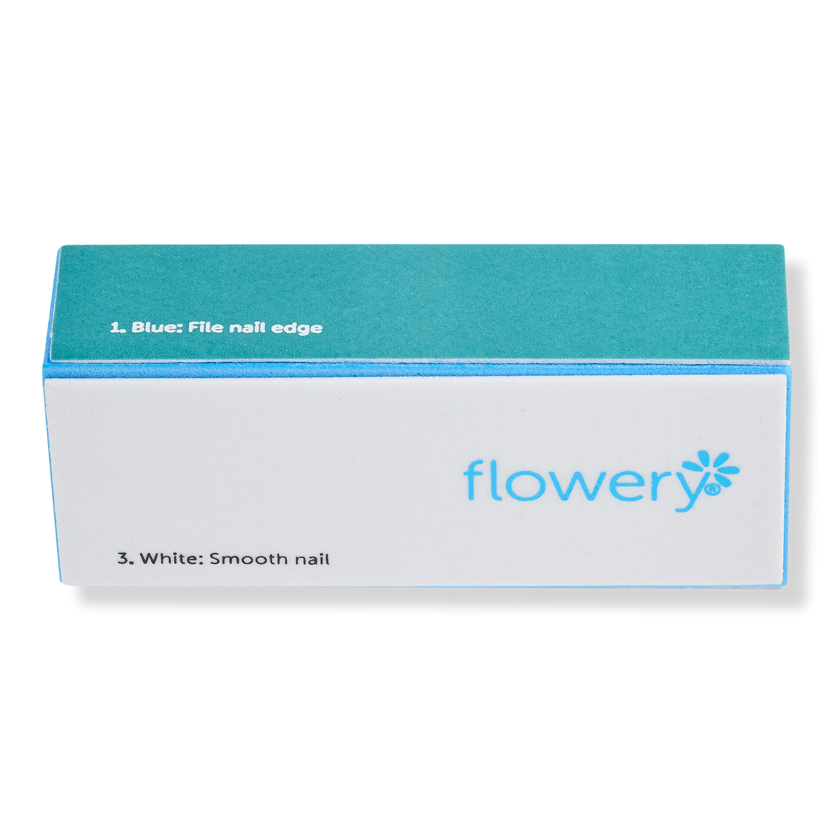 Flowery Blue Max 4-Way Buffing Block Nagelfeile, 1 Stk.