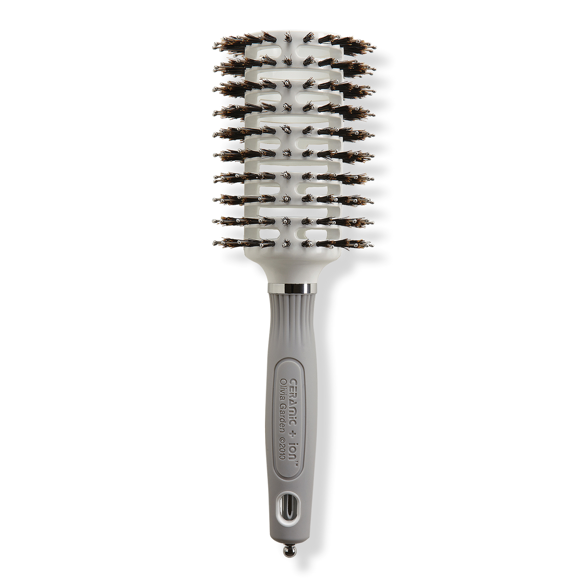 Olivia Garden Ceramic + Ion Turbo Vent Combo Round Brush, 3-1/4 Inch, 1 ea