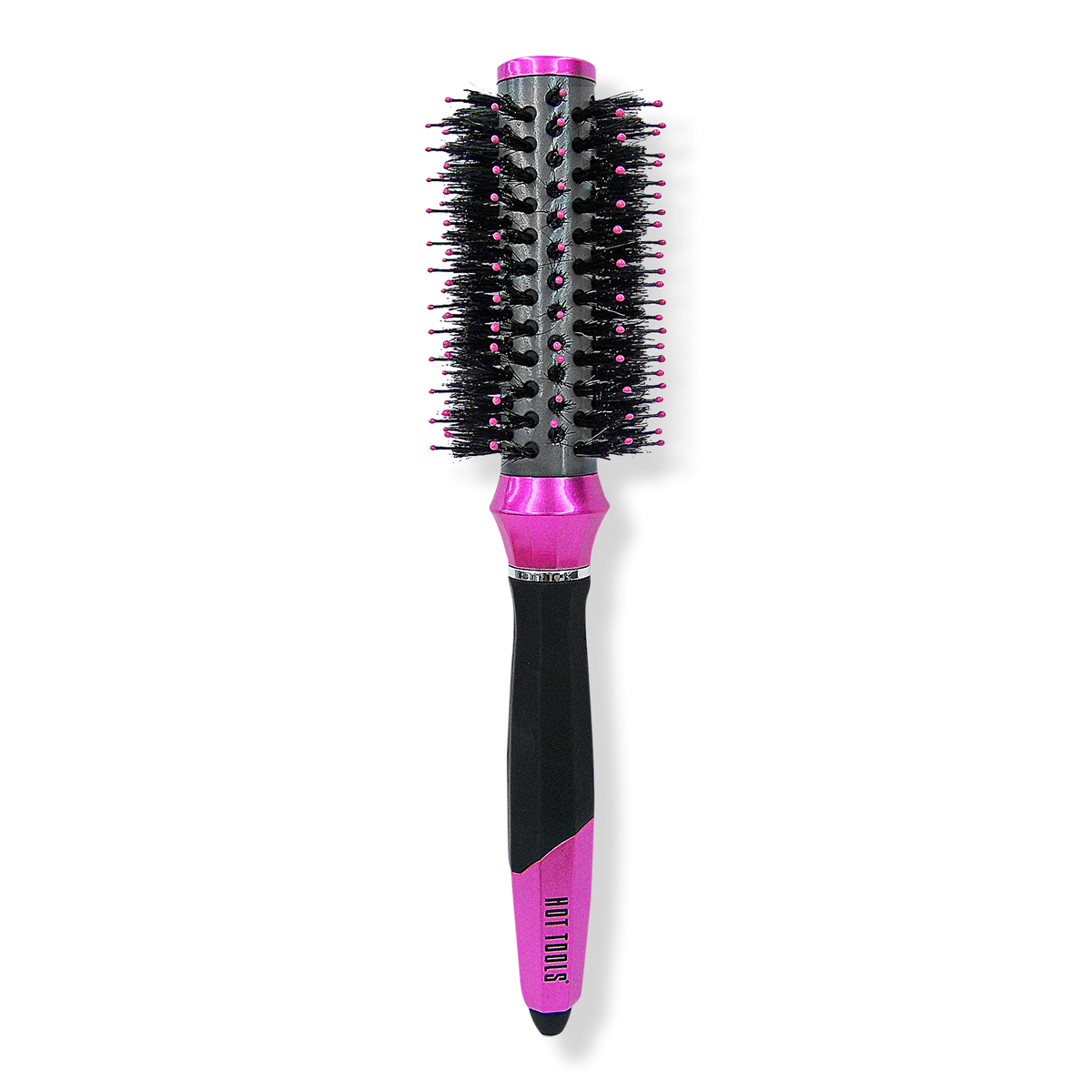 Hot Tools 1 inch Titanium Porcupine Round Hair Brush, 1 inch, 1-3/4 inch