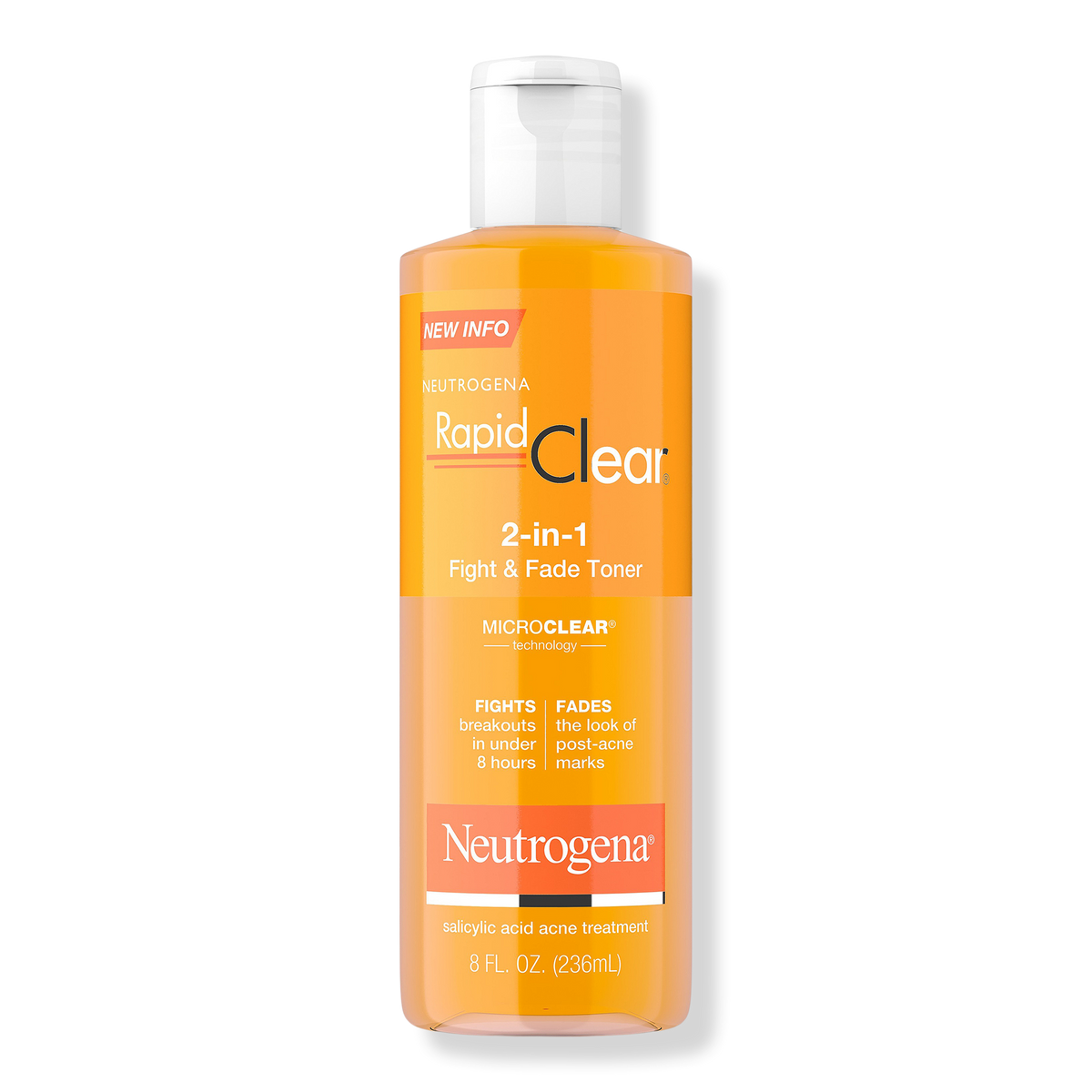 Neutrogena Rapid Clear 2-in-1 Fight & Fade Toner, 8 oz