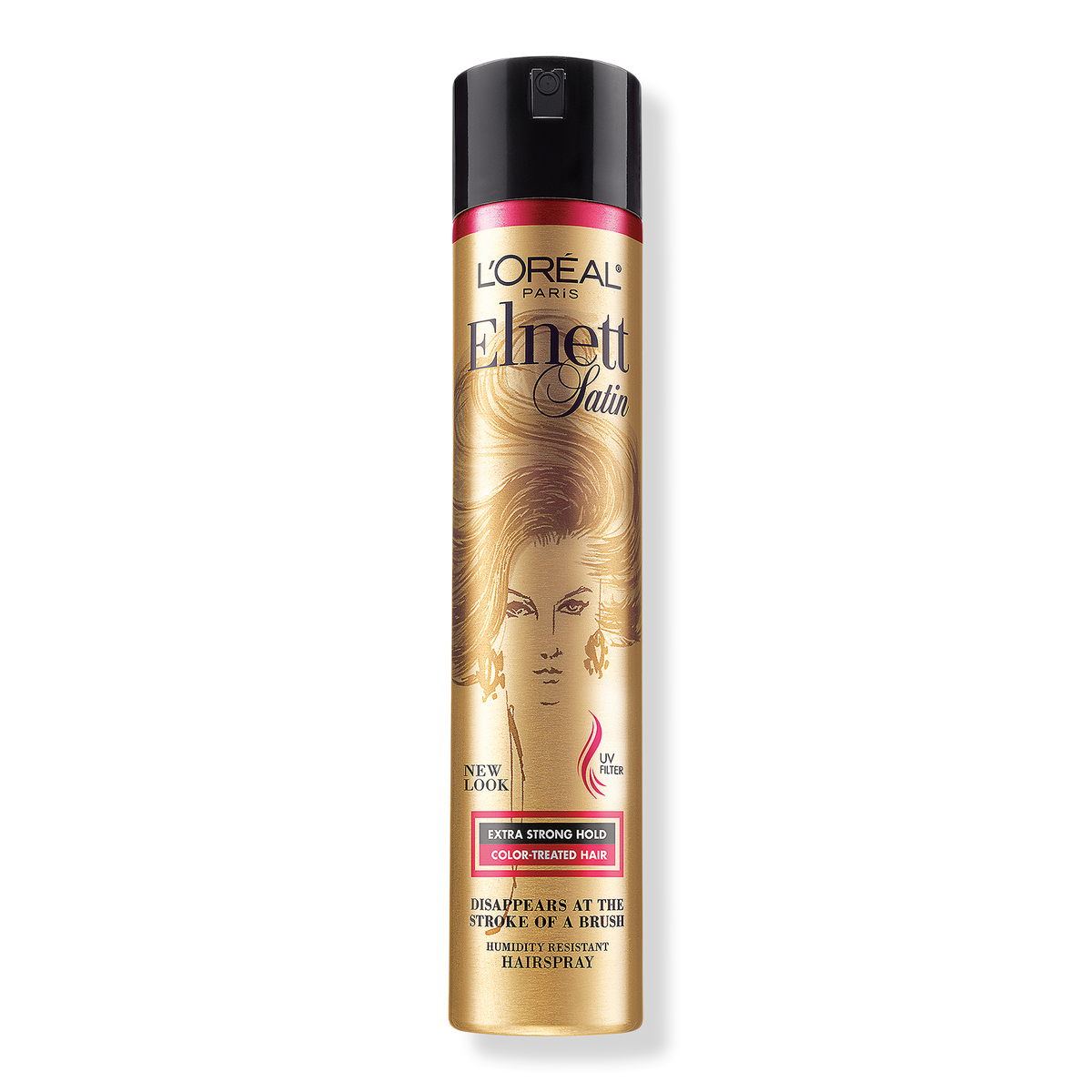 L'Oréal Elnett Satin Extra Strong Hold UV Hair Spray, 11 oz