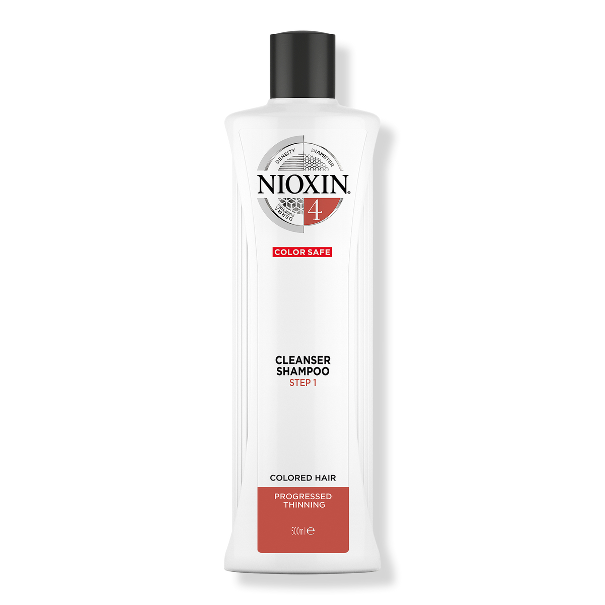 Nioxin Cleanser Shampoo, System 4 (Color Treated Hair/ Progressed Thinning), 16.9 oz