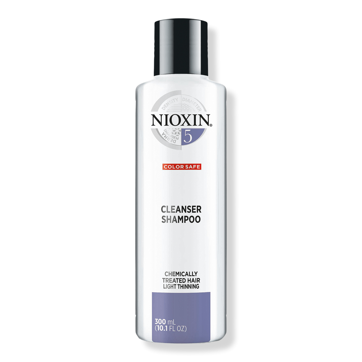 Nioxin Cleanser Shampoo, System 5 (Chemically Treated/Bleached Hair/Normal to Light Thinning), 10.1 oz