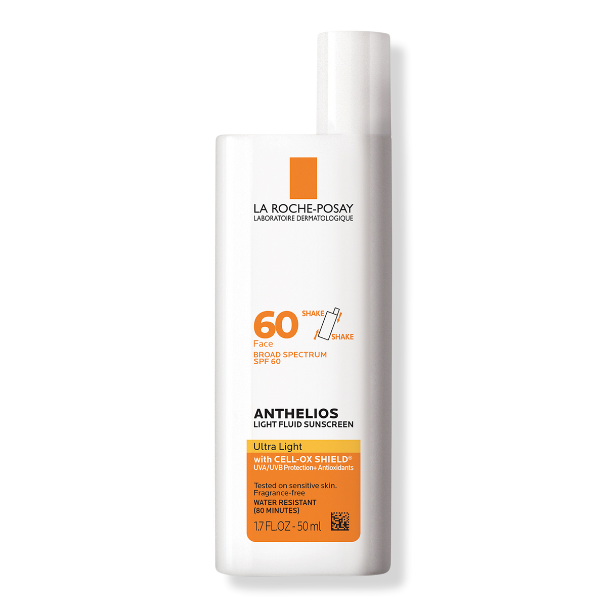 La Roche-Posay Anthelios Light Fluid Face Sunscreen, SPF 60, 1.7 oz