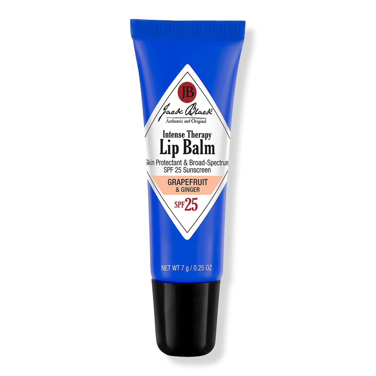 Jack Black Intense Therapy Lip Balm, SPF 25, Grapefruit & Ginger, 0.25 oz