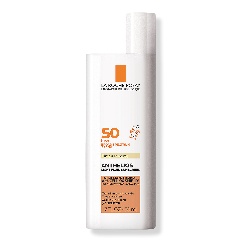 La Roche-Posay Anthelios Mineral Tinted Ultra Light Sunscreen Fluid, SPF 50, 1.7 oz