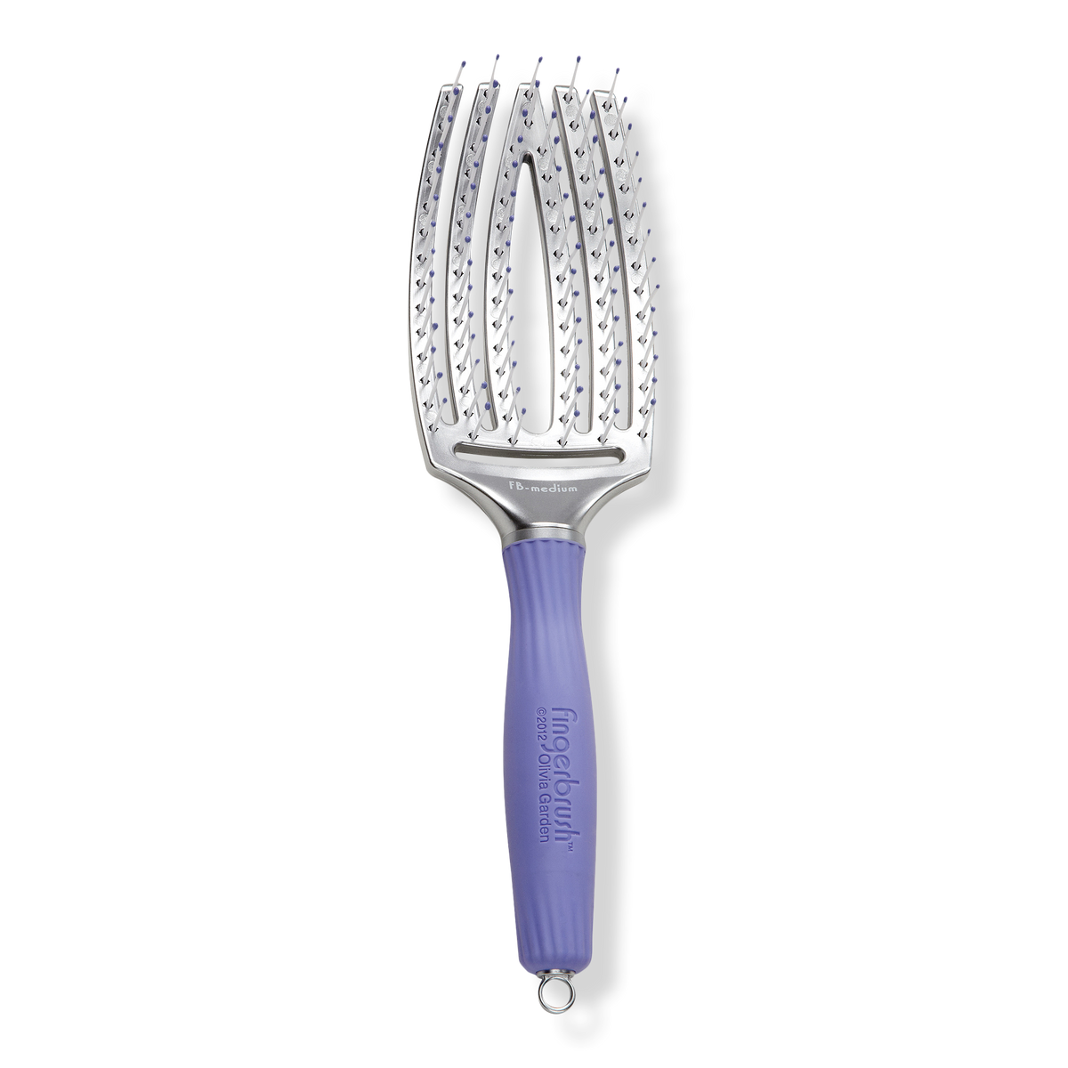 Olivia Garden FingerBrush Vented Hair Brush, Medium, 1 ea