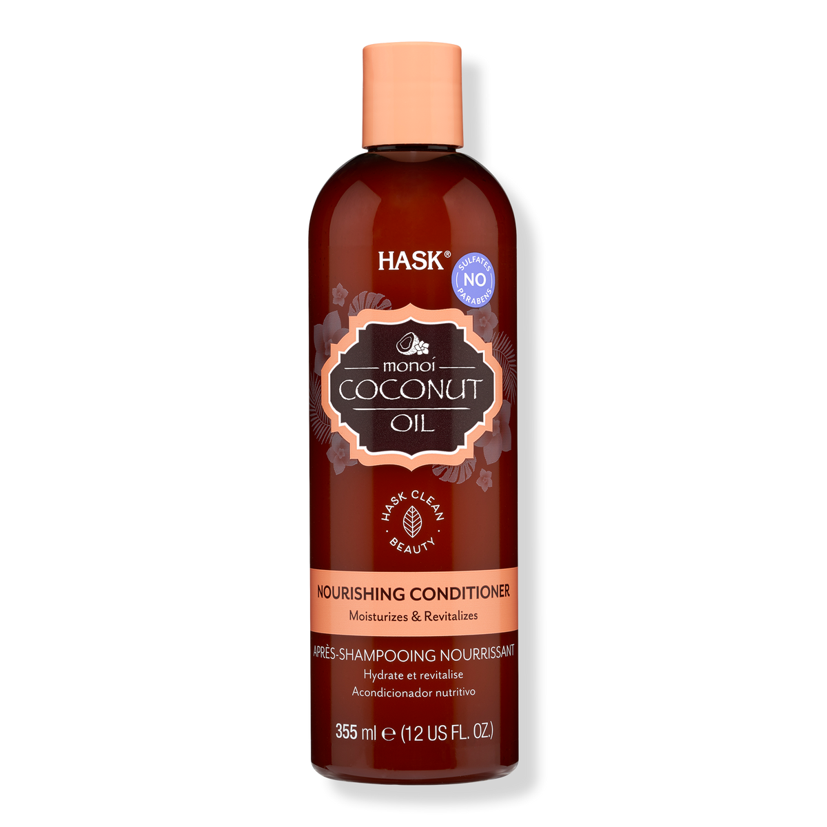Hask Monoi Coconut Oil Nourishing Conditioner, 12 oz