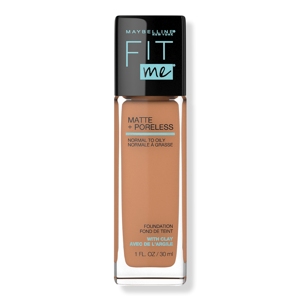 Maybelline Fit Me Matte + Poreless Liquid Foundation, Toffee 330, 1 oz
