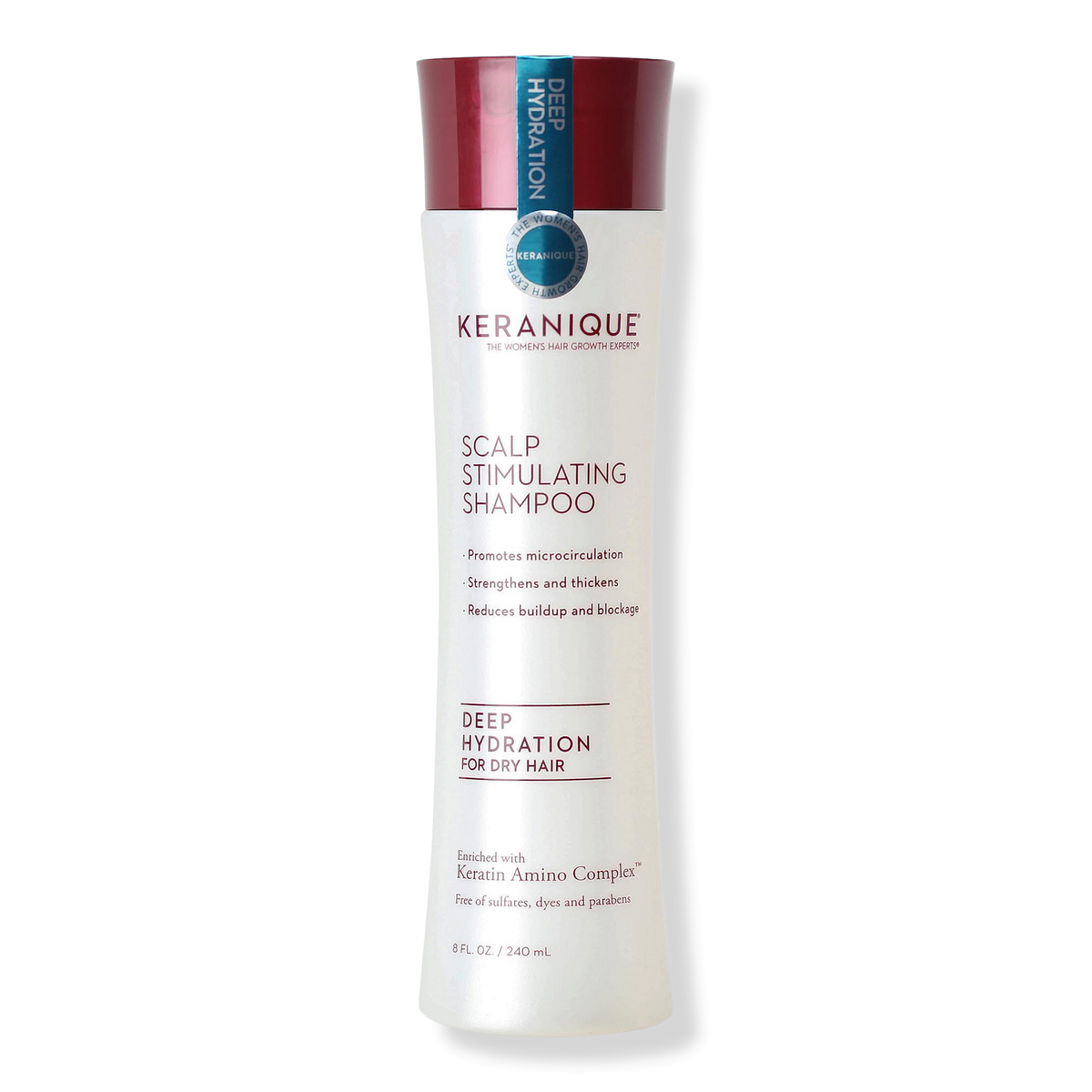 Keranique Deep Hydration Scalp Stimulating Shampoo für normales bis trockenes Haar, 8 oz