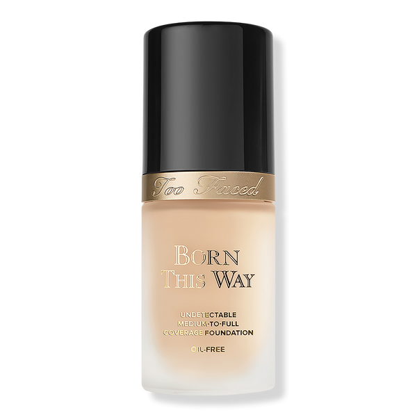 Too Faced Born This Way Undetectable Medium-to-Full Coverage Foundation, Porcelain, 1 oz