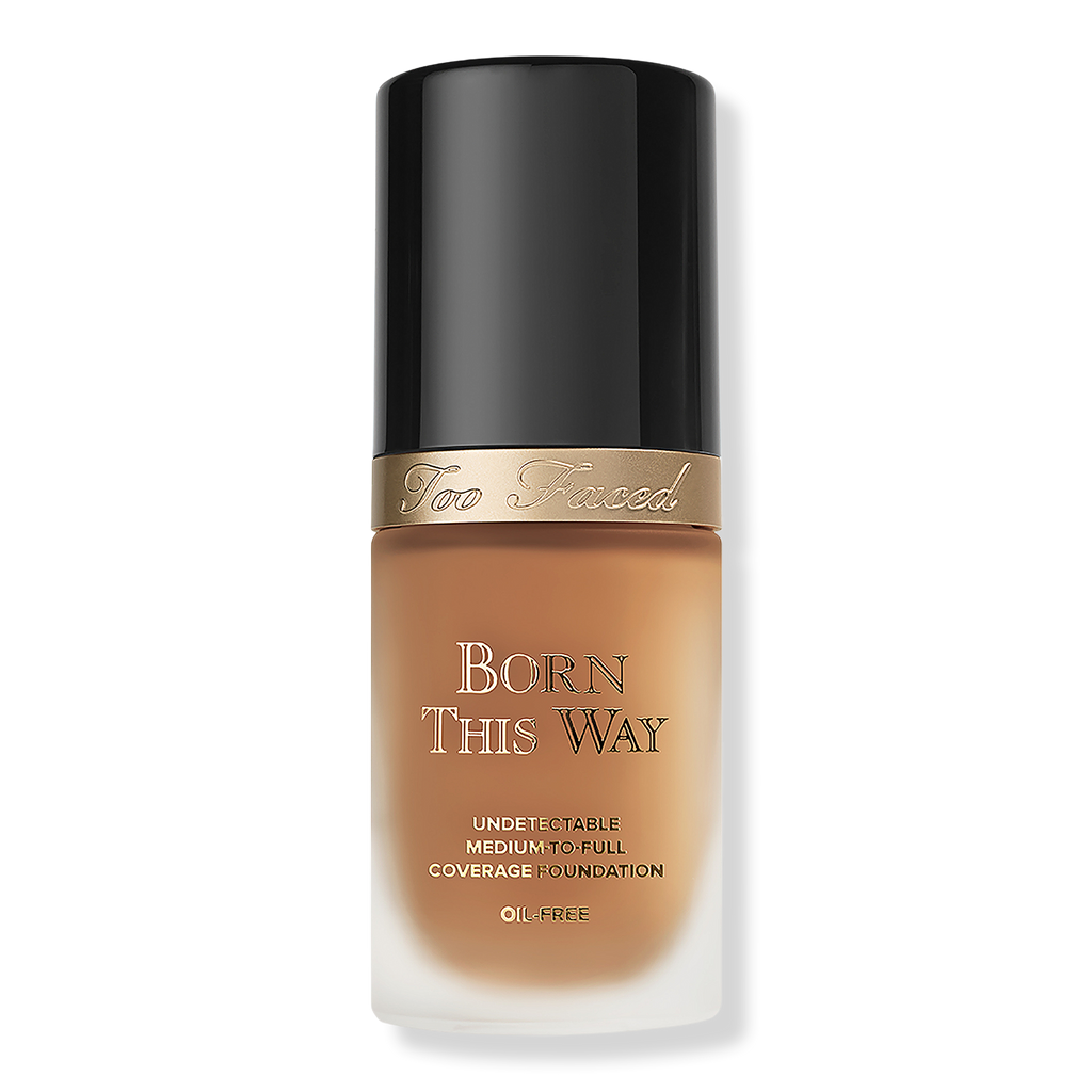 Too Faced Born This Way Undetectable Medium-to-Full Coverage Foundation, Caramel, 1 oz