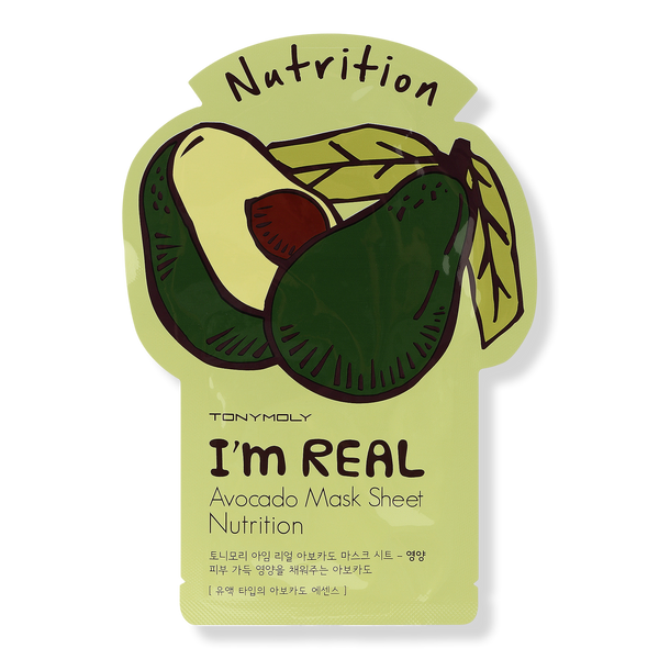 TONYMOLY I'm Real Avocado Mask Sheet, 0.71 oz