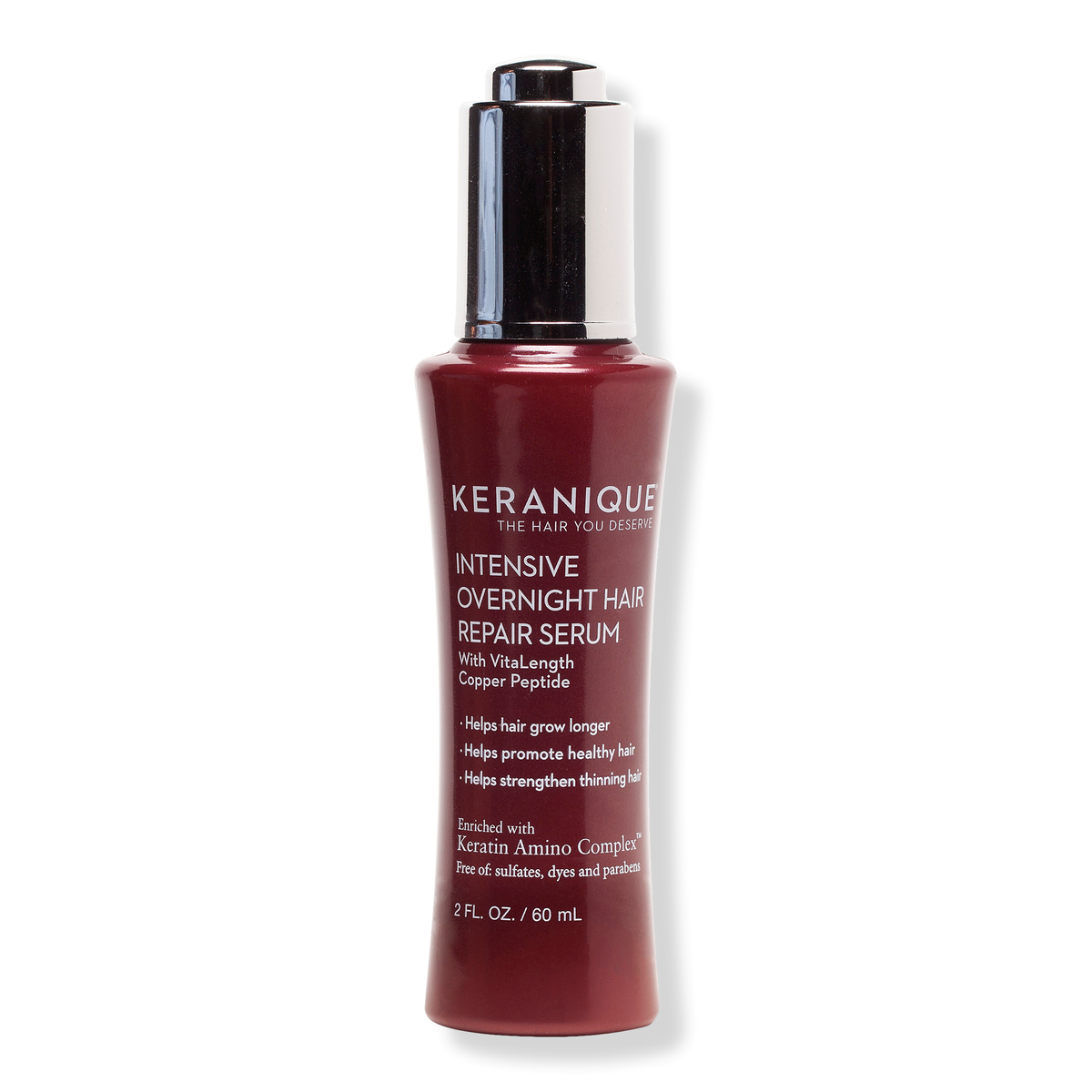 Keranique Intensive Overnight Hair Repair Serum Haarserum für die Nacht, 2 oz