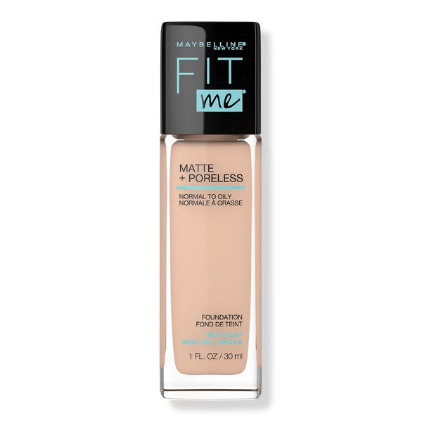 Maybelline Fit Me Matte + Poreless Liquid Foundation, Creamy Beige 122, 1 oz