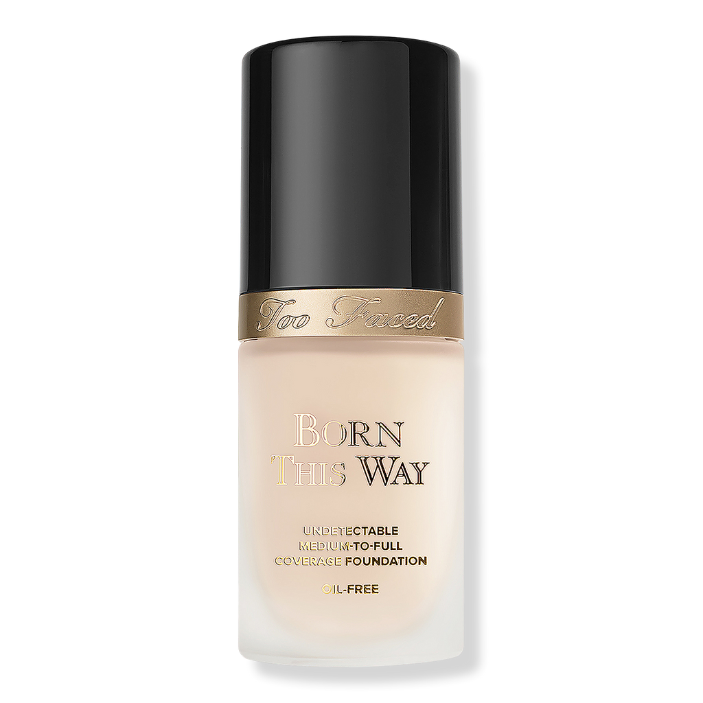Too Faced Born This Way Undetectable Medium-to-Full Coverage Foundation, Snow, 1 oz