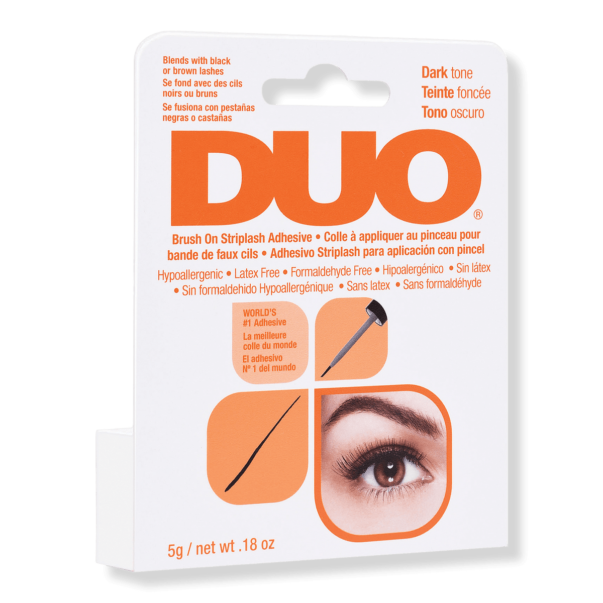 Ardell Duo Brush-On Dark Adhesive with Vitamins, 0.18 oz - OTC Shoppe Express