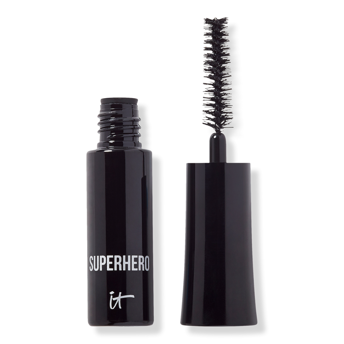 IT Cosmetics Travel Size Superhero Elastic Stretch Mascara für Volumen & Länge, Super Black, 0.17 oz