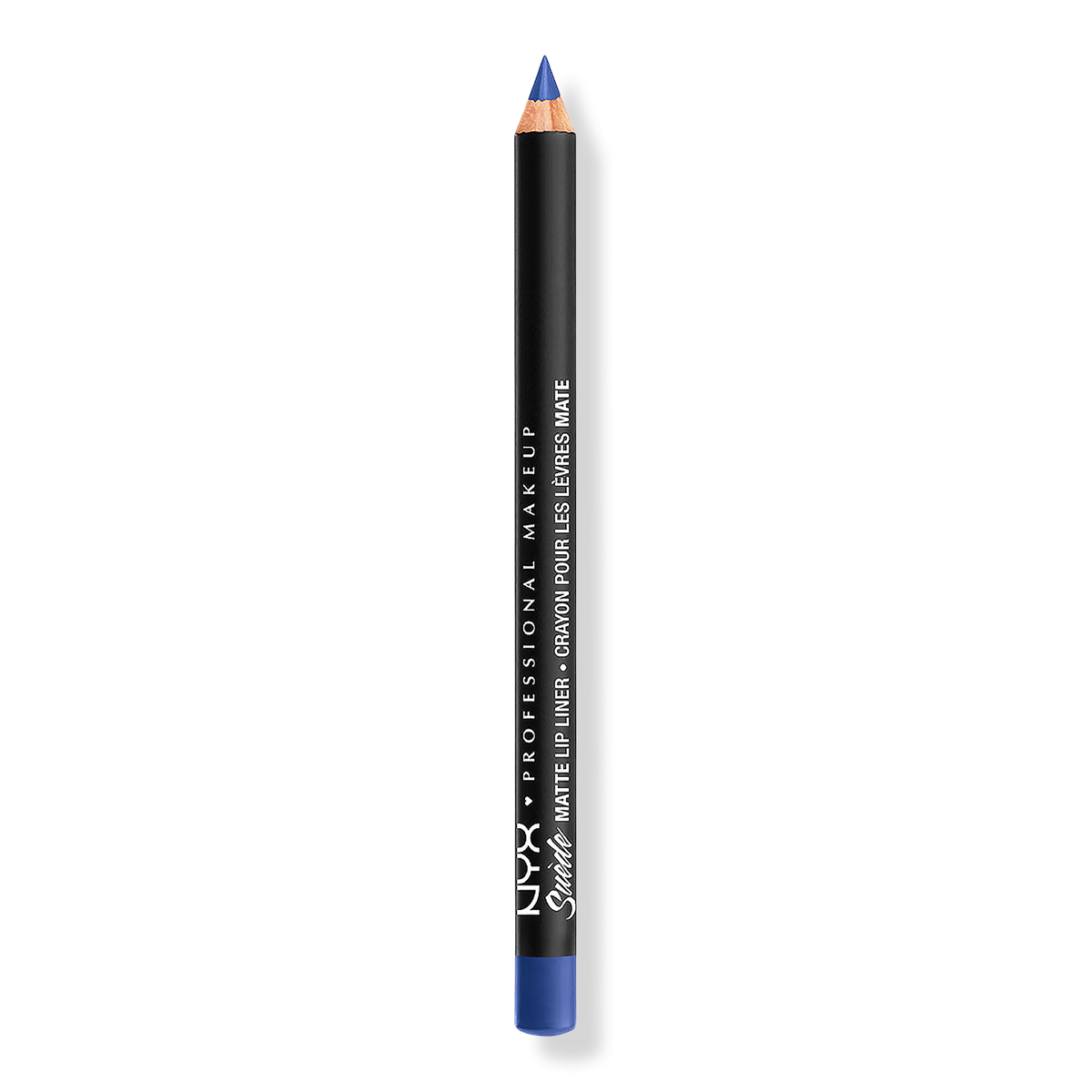 NYX Professional Makeup Suede Matte Velvet Vegan Lip Liner, Jet Set, 0.03 oz